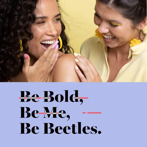 Miniatura 176 de Beetles - Esmalte de uñas de gel rosa claro, 0.5 fl oz, color rosa bebé, esmalte de gel que se absorbe con luz UV LED, arte de uñas de verano, salón