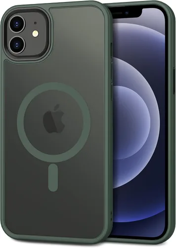 Miniatura 31 de CACOE Funda magnética para iPhone 12 y iPhone 12 Pro de 6.1 pulgadas - Compatible con MagSafe y soporte magnético para teléfono en el automóvil,