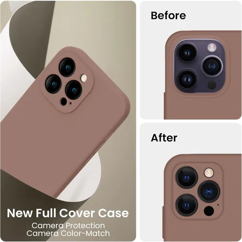 Miniatura 3 de FireNova Funda para iPhone 14 Pro Max, funda de silicona mejorada protección de cámara para iPhone 14 ProMax con 2 protectores de pantalla, forro