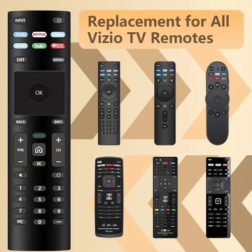 Miniatura 3 de Universal para control remoto Vizio TV, control remoto de repuesto para televisores inteligentes Vizio.