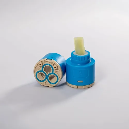 Miniatura 2 de Cartucho de cerámica de bajo par de 1.378 in de diámetro sin distribuidor, repuesto para grifo de ducha de lavabo de cocina de una sola manija parte