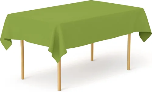 Miniatura 121 de Pomp Mantel Premium de Poliéster de 60" x 84" en Color Amarillo Plátano Tela Fácil de Cuidar, Resistente a Arrugas y Manchas Para Mesa Banana