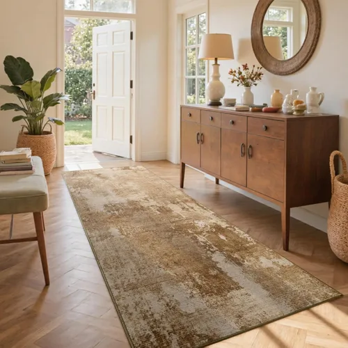 Miniatura 85 de Alfombra de pasillo lavable de 2 x 6 pies, antideslizante, de pelo bajo, alfombra de área de cocina, alfombra suave y larga para entrada, alfombra