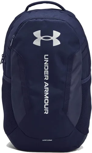 Miniatura 19 de Under Armour Mochila Hustle 6.0 unisex para adultos (002) Negro / Negro / Blanco