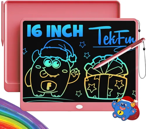 Miniatura 15 de TEKFUN: Tablero de garabatos LCD de 8.5 pulgadas, tabla de dibujo para niños, tableta de escritura, tablero de dibujo mágico, tablero de garabatos