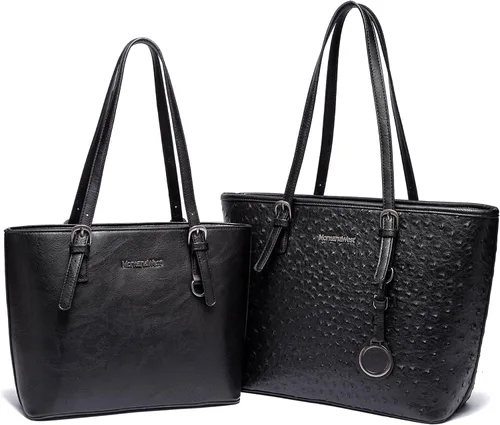 Juego de bolsos para mujer, bolso de mano para mujer, bolso de hombro grande y mediano, bolso de hombro, bolso de 2 piezas
