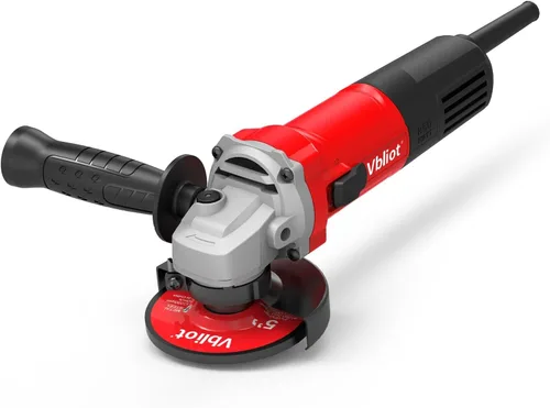Miniatura 9 de Herramienta Amoladora Angular, Amoladora Eléctrica de 6.5 Amperios de 4-1/2 Pulgadas con Interruptor Ergonómico Antideslizante Lateral para Corte