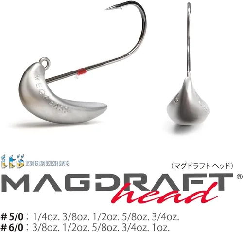 Miniatura 3 de Megabass MAGDRAFT Head #6/0 3/4oz.