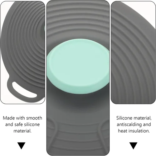 Miniatura 4 de DOITOOL Tapas de silicona para ollas y sartenes, tapas de silicona para tazones y fundas de alimentos, cubiertas de silicona resistentes al calor