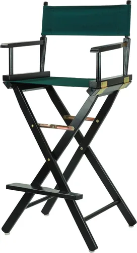 Miniatura 34 de Casual Home - Silla de director de 24 in, marco de roble miel, con lona color verde cazador, altura de mostrador Marco de roble miel - Madera maciza