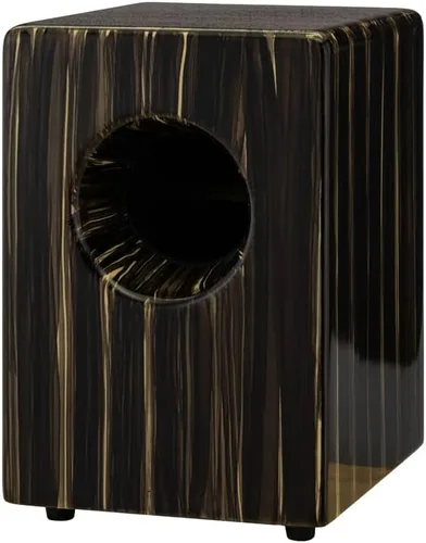 Miniatura 3 de Boom Box Cajon en madera de cebra artesanal #635