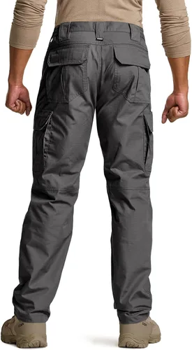 Miniatura 8 de CQR Men's Tactical Pants, Water Resistant Ripstop Cargo Pants, Lightweight EDC Work Hiking Pants, Outdoor Apparel