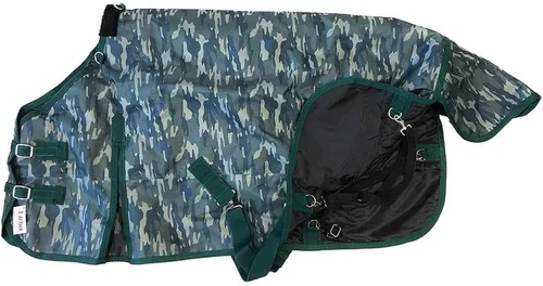 Miniatura 6 de Manta impermeable de poni 1200D, color negro, 50