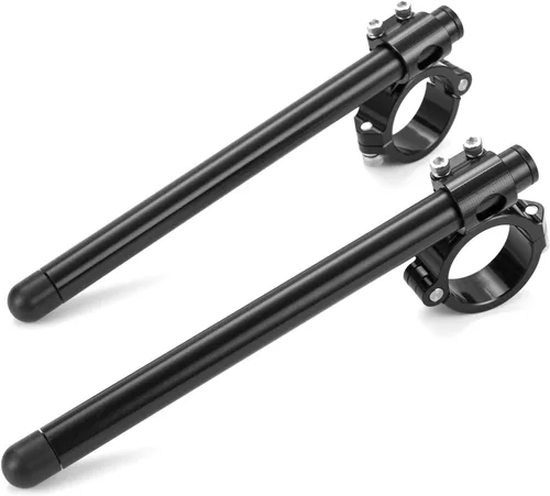 Φ43mm clip ons manillar apto para motocicleta tenedor tubo Φ43mm, cafe racer construir clip en barras Φ 7/8 "CNC aluminio mecanizado