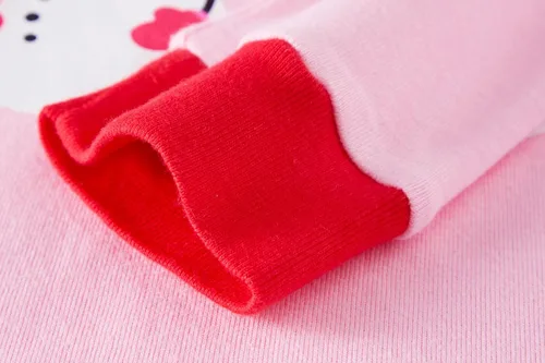 Miniatura 7 de Akyzic Conjuntos de pijamas de Navidad para niños y niñas, ropa de dormir de Papá Noel y muñeco de nieve