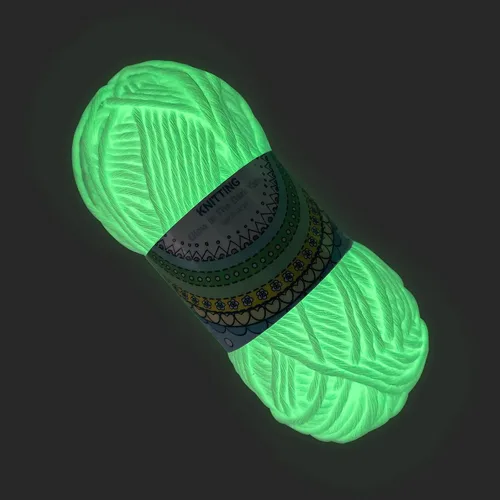 Miniatura 3 de 4 piezas de hilo que brillan en la oscuridad, suministros de costura, (55yd 164.0 ft) para ganchillo para manualidades, manualidades y costura