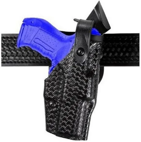 Miniatura 9 de Safariland 6360 ALS/SLS Mid-Ride Duty Rated Level III Retention Holster STX negro brillante.