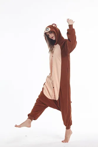 Miniatura 22 de Pijama unisex de una pieza para disfraz de animal