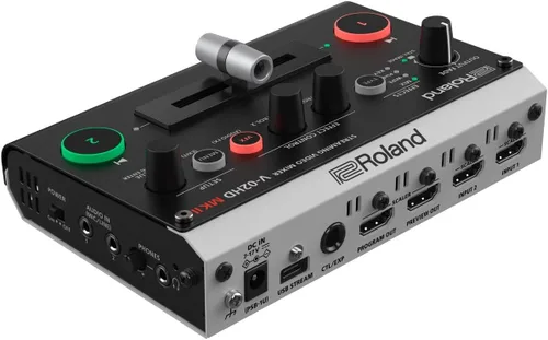 Miniatura 4 de Roland V-02HD MK II – Mezclador de vídeo para transmisión – La solución de transmisión en vivo de dos cámaras más fácil del mundo. Ideal