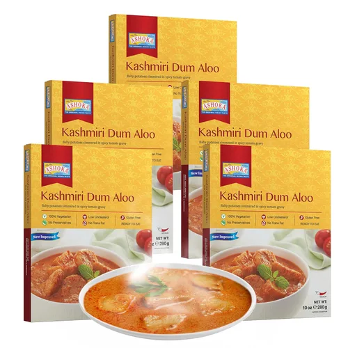 Miniatura 27 de Ashoka Comidas indias listas para comer desde 1930, 100% vegetariano Dal Makhani, comida india totalmente natural cocinada tradicionalmente, a base