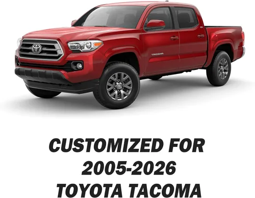 Miniatura 6 de Aierxuan Fundas de asiento Toyota Tacoma de ajuste personalizado TRD Pro 2005-2026 magnéticas, color gris, paquete limitado, SX, doble cabina