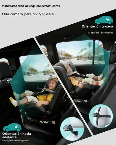 Miniatura 6 de OTTOCAST Adaptador de coche para cuidado de cabina con cámara de auto para bebé, pantalla inalámbrica CarPlay en CarScreen 2026, monitor de bebé
