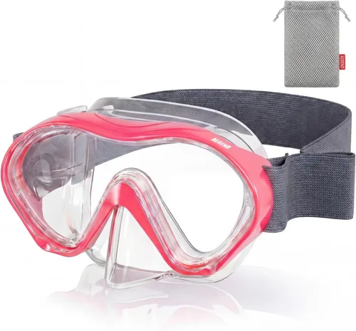 Miniatura 14 de Aegend Gafas de natación para niños con cubierta de nariz para niños de 3 a 15 años, correa de tela tejida, antivaho sin fugas