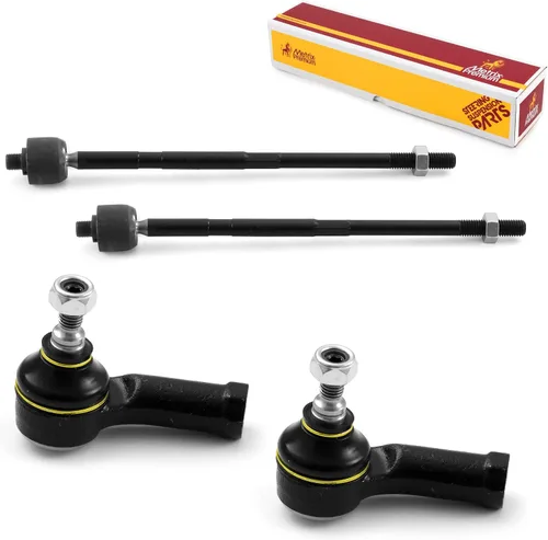 Miniatura 78 de Metrix Premium Chassis Parts - Juego de 4 barras de acoplamiento interior y exterior para Audi A3 15-16, Seat Leon 06-20 (México), 09-17 Volkswagen
