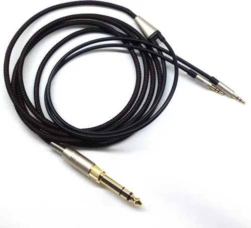 Cable de repuesto compatible con Hifiman HE400S, HE-400I, HE-400i (puerto doble de 0.098 in), HE560, HE-350, HE1000, HE1000 V2 auriculares de 0.138
