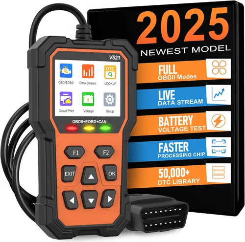 Herramienta de diagnóstico escáner OBD2, escáneres OBD2 profesionales para coche, lector de código de motor con luz de comprobación y función de