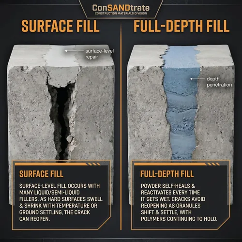 Miniatura 3 de ConSandtrate Relleno para Grietas de Concreto - Gris - 3 lb. (Botella Individual) para Rellenar Grietas de Concreto en Entradas de Vehículos