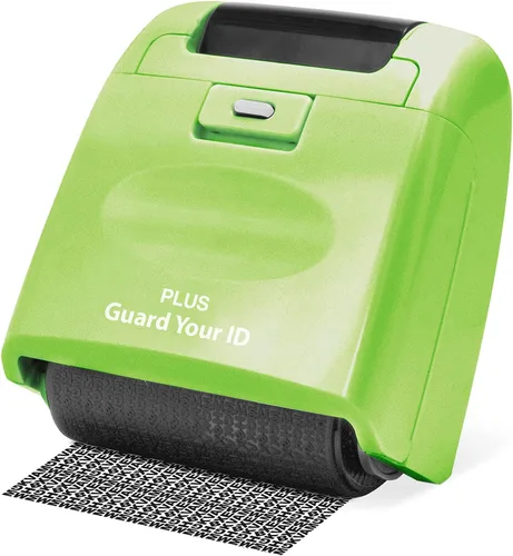 Plus Guard Your ID - Sello de rodillo ancho, color verde