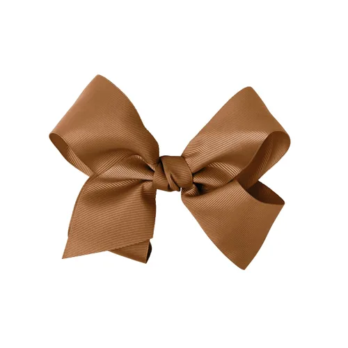 Miniatura 52 de Clip de lazo de pelo de grogrén de 5.5 pulgadas para mujer y niña (beige)