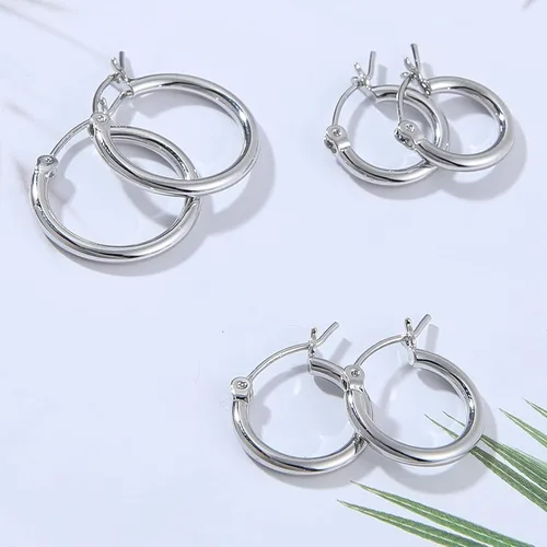 Miniatura 6 de Gacimy - Arracadas de oro para mujer, chapadas en oro real de 14 quilates con poste de plata esterlina 925