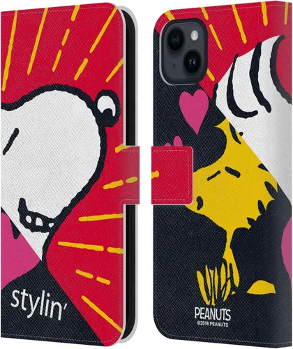 Miniatura 154 de Head Case Designs Funda de piel con licencia oficial de Peanuts Snoopy & Woodstock Balloon Halfs and Laughs para Apple iPhone 7/8/SE 2020 y 2022