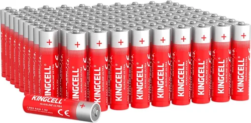 Miniatura 11 de KINGCELL - Paquete de 20 pilas alcalinas AA de alto rendimiento, pilas doble A con vida útil de 10 años y potencia duradera para el hogar