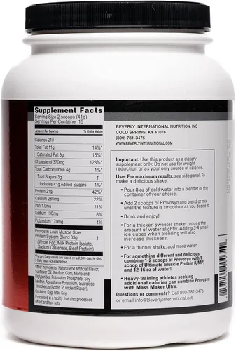 Miniatura 2 de PROVOSYN. El huevo entero ultra premium original, leche (caseína + suero) y proteína en polvo de carne. Construcción muscular rápida + recuperación.