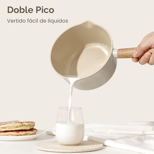 Miniatura 9 de SENSARTE Juego de utensilios de cocina antiadherentes de cerámica, no tóxicos, juego de ollas y sartenes saludables de cerámica con mango que se