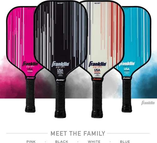 Miniatura 6 de Franklin Sports Paletas Profesionales de Pickleball - Serie Signature Paleta Profesional de Pickleball con Superficie MaxGrit - Paletas de Pro