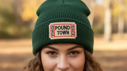 Miniatura 5 de PatchClub Parche para Pound Town, plancha/coser, totalmente bordado, color beige, divertido moral táctico, parche militar, perfecto para tu mochila