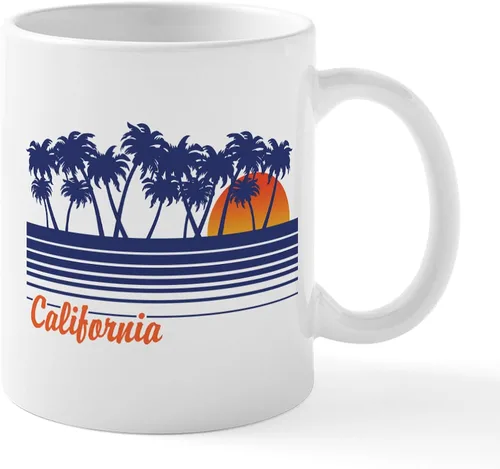 Miniatura 61 de CafePress Taza de café de cerámica de 11 oz (11.0 fl oz) de San Francisco Blanco - Taza San Francisco