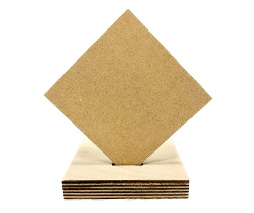 Tablero de fibra de densidad media MDF de 1/8 pulgadas / 0.118 in para corte y grabado láser (24 x 36 pulgadas)