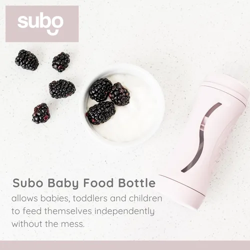 Miniatura 4 de Subo Baby Food Bottle Alimentador automático para bebés sin ensuciar Diseño libre de apretar para purés, batidos, yogur, avena o líquidos Musk