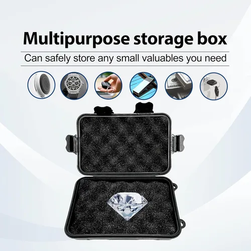 Miniatura 3 de Llaveros magnéticos ocultos debajo del automóvil, pequeño, negro, caja de llaves con imán fuerte para guardar llaves en interiores, exteriores