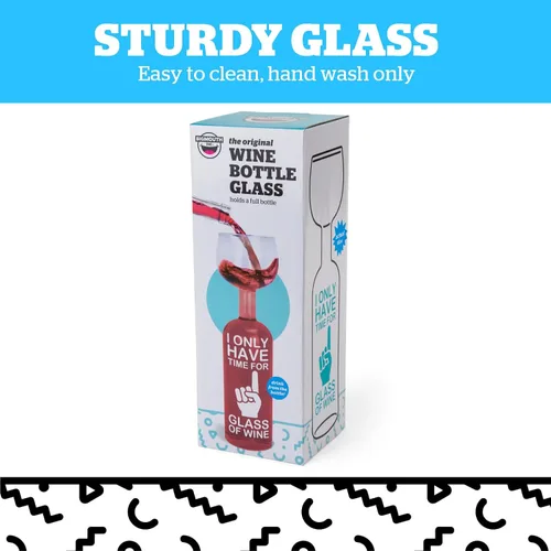 Miniatura 4 de BigMouth Inc. Copa de Vino que Contiene una Botella Completa Regalos Divertidos y Novedosos para Amantes del Vino Copa Gigante para Beber para Un