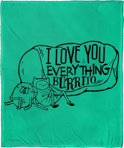 Miniatura 43 de Northwest Adventure Time - Manta de seda táctil, 50 x 60 pulgadas, Adventure Comic