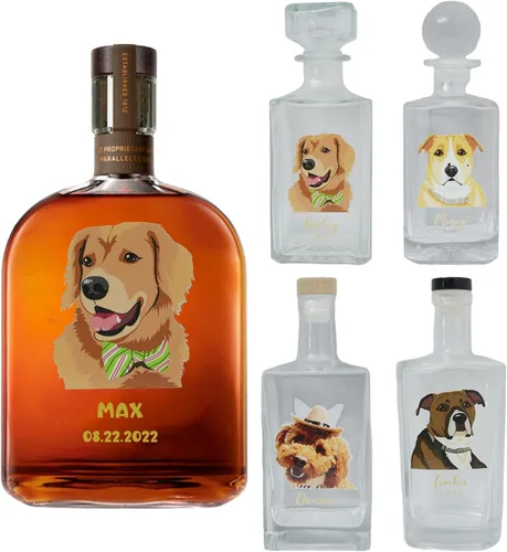 Miniatura 14 de Juego de decantadores de whisky personalizados para hombres, para el hogar, bar, decantadores de licor personalizados, caja de madera, vasos