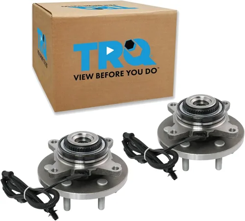 Miniatura 54 de TRQ Juego de 2 rodamientos de rueda delantera y conjunto de cubo 4WD compatible con Ford Ranger Mazda B4000 1998-2000