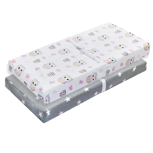 Miniatura 13 de EVERYDAY KIDS - Sábana bajera para cuna, 100% micro fibra suave, transpirable e hipoalergénica, se adapta al colchón de cuna tamaño estándar de 28