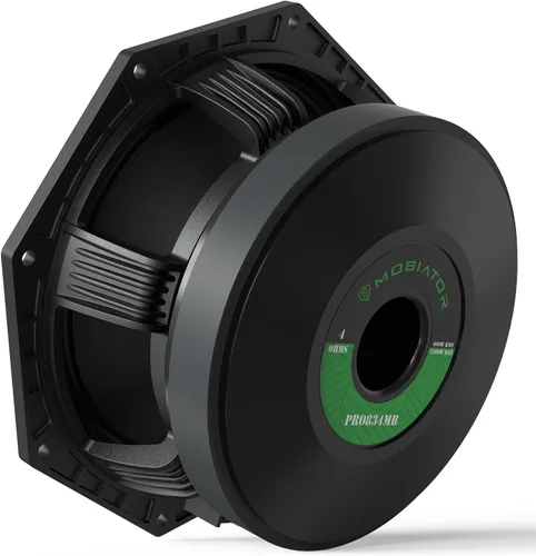 Miniatura 7 de PRO834MB - Altavoz – Cesta de aluminio de bajo medio de 8 pulgadas, 1200 W máximo, 600 W RMS, 4 ohmios – Altavoces de puerta de audio de alta